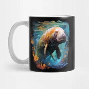 Manatee Rainbow Mug